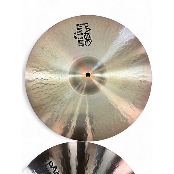Used Paiste 14in Giant Beat Hi Hat Pair Cymbal