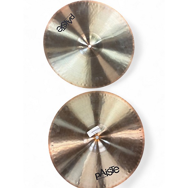 Used Paiste 14in Giant Beat Hi Hat Pair Cymbal