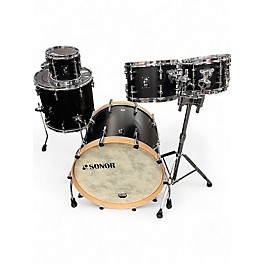 Used SONOR 5 Piece SQ1 BLACK Drum Kit