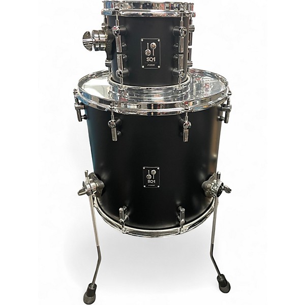 Used SONOR 5 Piece SQ1 BLACK Drum Kit