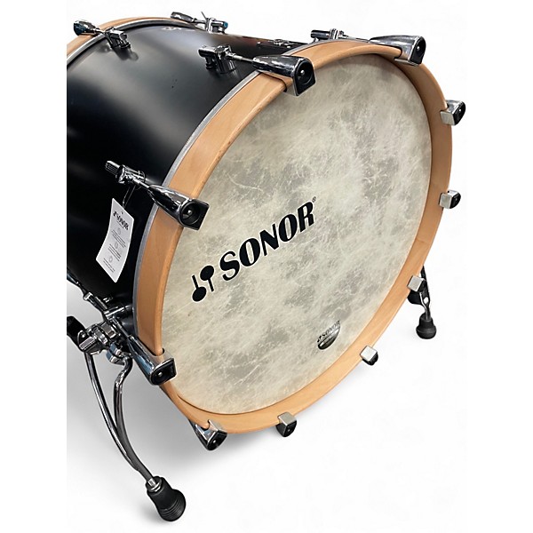 Used SONOR 5 Piece SQ1 BLACK Drum Kit