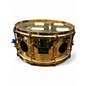 Used Spaun 14in VENTED STEEL SNARE DRUM GOLD Drum thumbnail