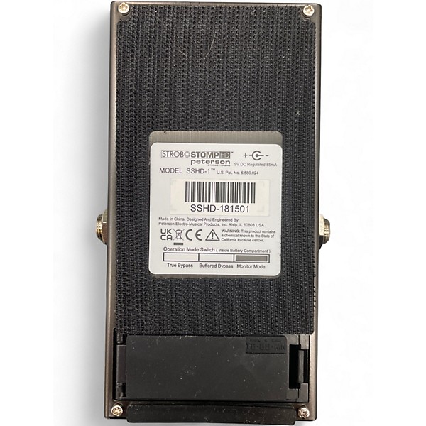 Used Petersen StroboStomp HD Tuner Pedal