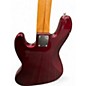 Used 2000s Fender Standard Jazz Bass 5-String Wine Red Electric Bass Guitar