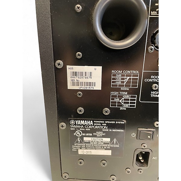 Used Yamaha HS5 Pair Powered Monitor