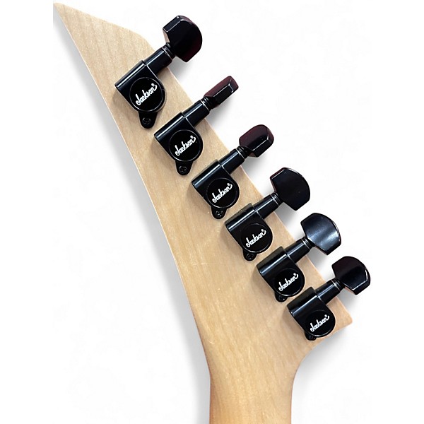 Used Jackson JS22 Dinky Flat Black Solid Body Electric Guitar