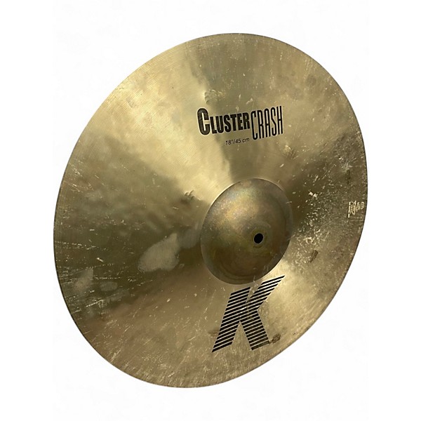 Used Zildjian 18in K Cluster Crash Cymbal