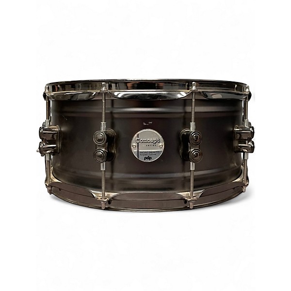 Used PDP by DW 6.5X14 Concept Series Snare Black Drum