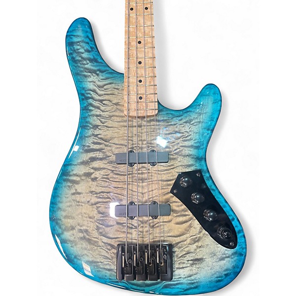 Used Kiesel CUSTOM J BASS AQUA BLUE Electric Bass Guitar