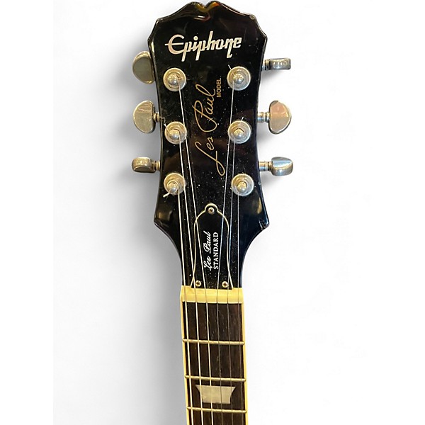 Used Epiphone Les Paul Standard Black Solid Body Electric Guitar