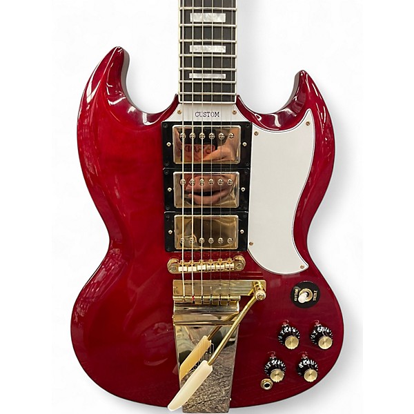 Used Epiphone Joe Bonamassa Signature '63 SG Custom Dark Wine Red Solid Body Electric Guitar