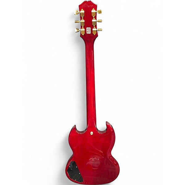 Used Epiphone Joe Bonamassa Signature '63 SG Custom Dark Wine Red Solid Body Electric Guitar