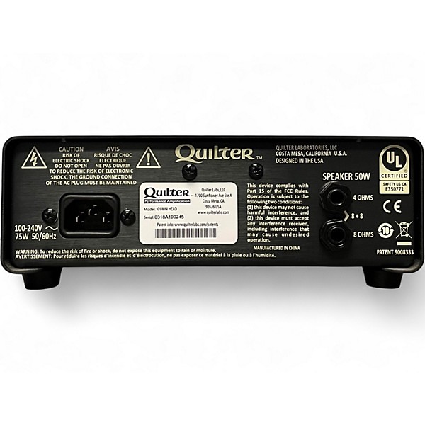 Used Quilter Labs 101 MINI HEAD Solid State Guitar Amp Head
