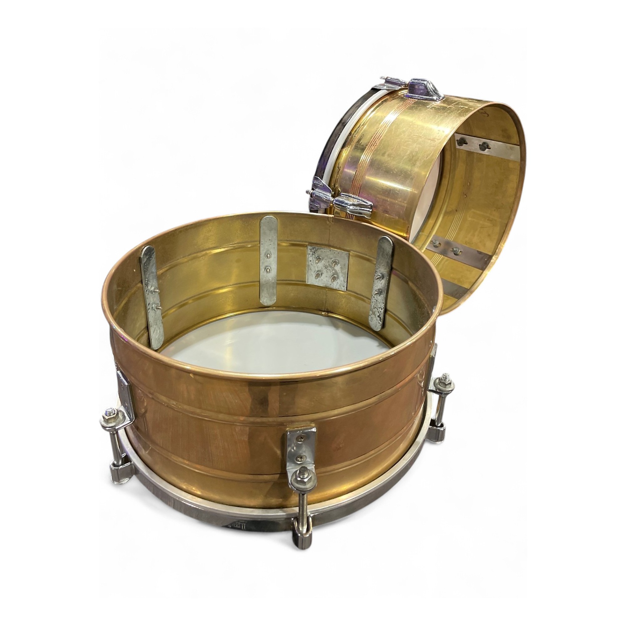 Used Rogers Brass Timbales Timbales | Guitar Center