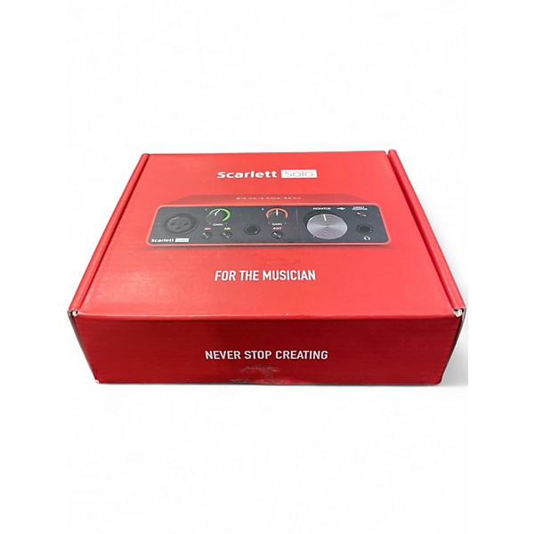 Used Focusrite Scarlett Solo Gen 3 Audio Interface