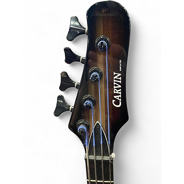 Used 2000s Carvin lb76 2 Color Sunburst Electric Bass Guitar