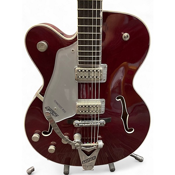 Used Gretsch Guitars G6119 Chet Atkins Signature Tennessee Rose Left Handed Red Hollow Body Electric Guitar