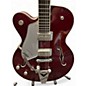Used Gretsch Guitars G6119 Chet Atkins Signature Tennessee Rose Left Handed Red Hollow Body Electric Guitar
