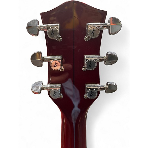 Used Gretsch Guitars G6119 Chet Atkins Signature Tennessee Rose Left Handed Red Hollow Body Electric Guitar
