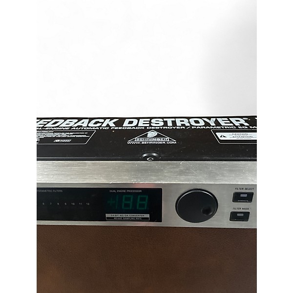 Used Behringer Feedback Destroyer Pro DSP1124P Feedback Suppressor