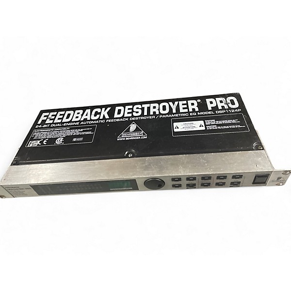 Used Behringer Feedback Destroyer Pro DSP1124P Feedback Suppressor