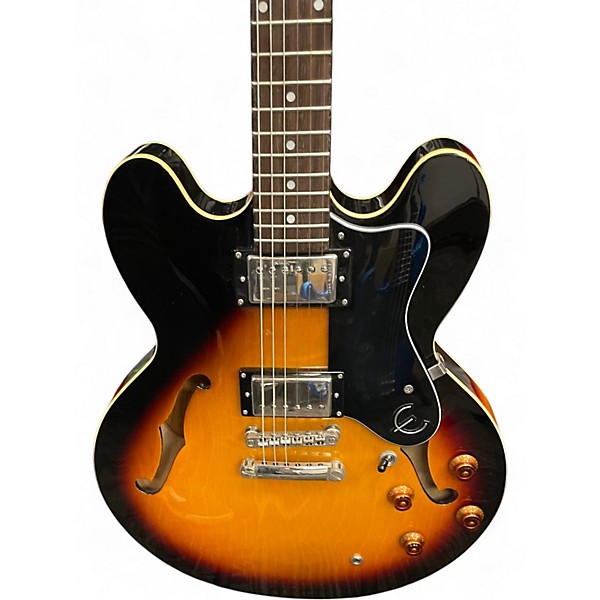 Used Epiphone Dot Vintage Sunburst Hollow Body Electric Guitar