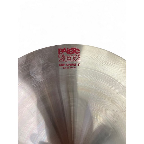Used Paiste 8in 2002 Series Cup Chime Cymbal
