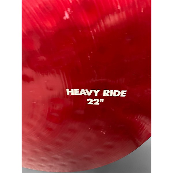 Used Paiste 22in Colorsound 900 Heavy Ride Cymbal