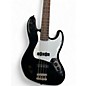 Used Squier Affinity Jazz Bass Black Electric Bass Guitar
