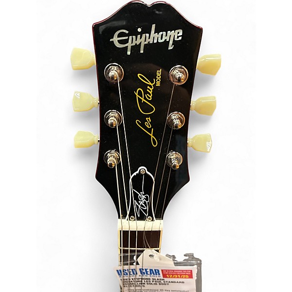 Used Epiphone Slash Signature Les Paul Standard Vermillion Solid Body Electric Guitar