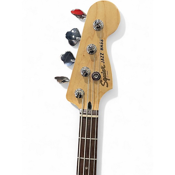 Used Squier Affinity Jazz Bass Burgundy Mist Electric Bass Guitar