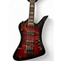 Used Jackson Kelly bird jsq3 Trans Red Electric Bass Guitar