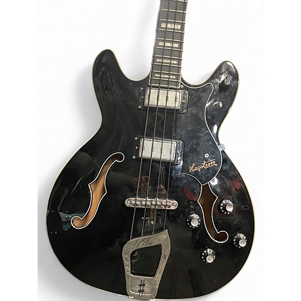 Used Hagstrom VIKING Black Electric Bass Guitar