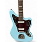Used Squier Vintage Modified Jaguar Daphne Blue Solid Body Electric Guitar