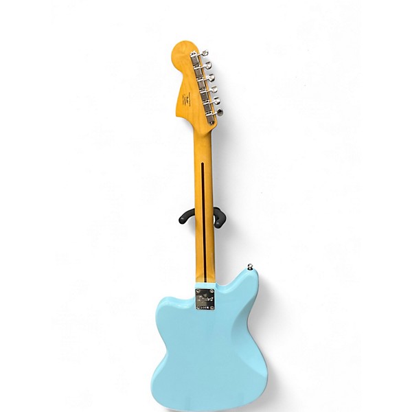 Used Squier Vintage Modified Jaguar Daphne Blue Solid Body Electric Guitar