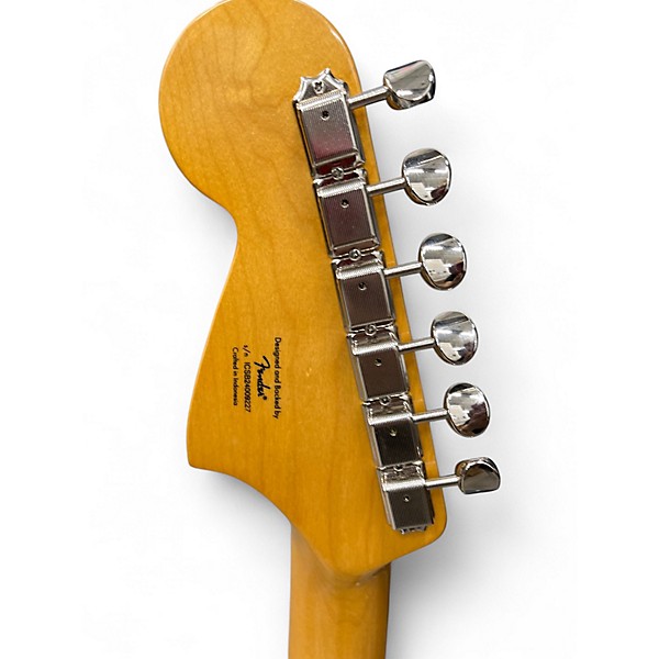 Used Squier Vintage Modified Jaguar Daphne Blue Solid Body Electric Guitar