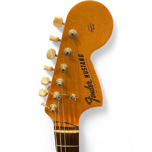 Vintage 1966 Fender 1966 MUSTANG Daphne Blue Solid Body Electric Guitar