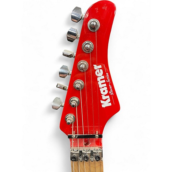 Used Kramer Pacer Classic Metallic Red Solid Body Electric Guitar