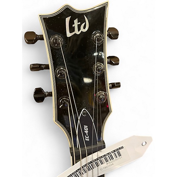 Used ESP LTD EC401 Metallic Black Solid Body Electric Guitar