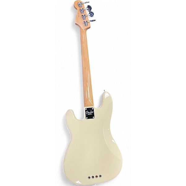 Used Fender American Standard Precision Bass OLYMPIC WHITE Electric Bass Guitar