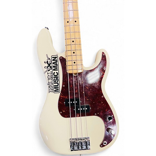 Used Fender American Standard Precision Bass OLYMPIC WHITE Electric Bass Guitar