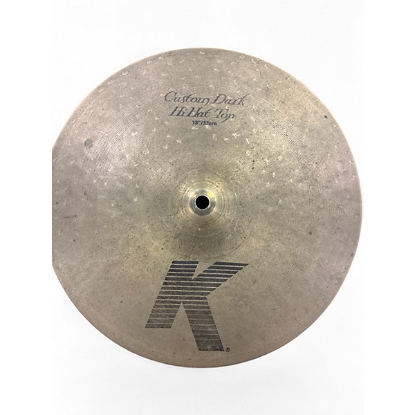 Used Zildjian 13in K Custom Dark Hi Hat Pair Cymbal