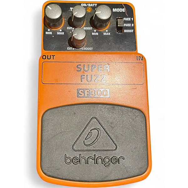 Used Behringer SF300 Super Fuzz Effect Pedal