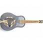 Used National Polychrome Blue Resonator Guitar thumbnail
