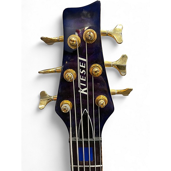 Used Kiesel Vanquish 6 Purple Electric Bass Guitar