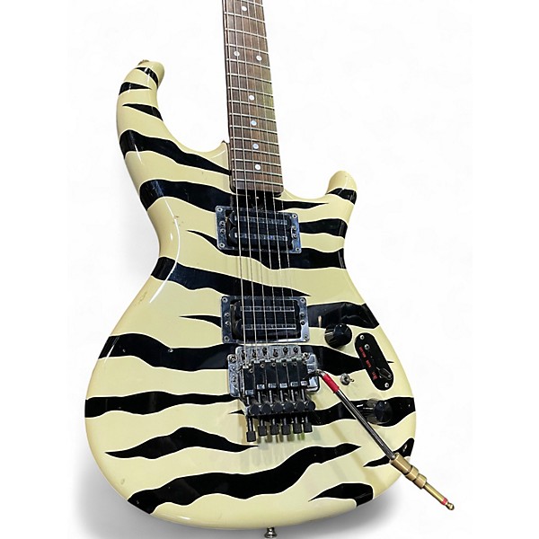 Used Aria pro II rs Inazuma zebra Solid Body Electric Guitar