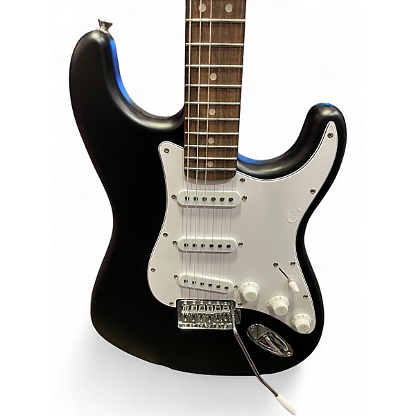 Used Squier Affinity Stratocaster MATTE BLACK Solid Body Electric Guitar