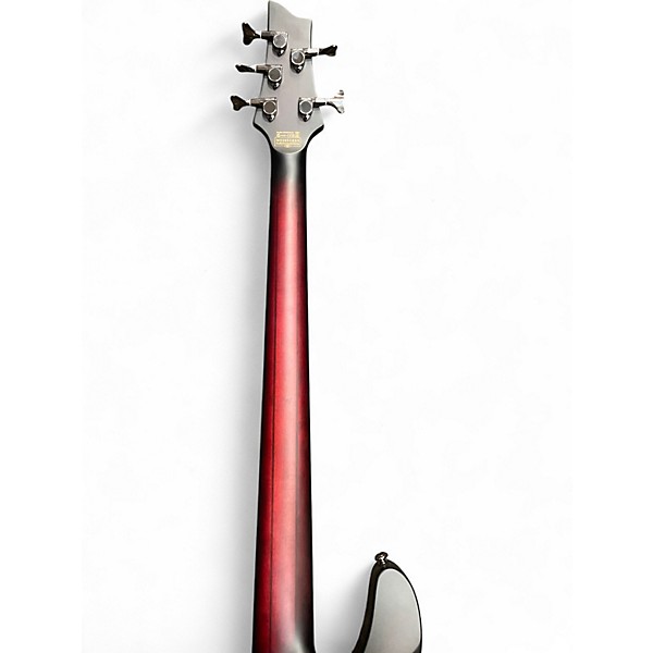 Used Schecter Guitar Research Hellraiser 5 String BURST Electric Bass Guitar