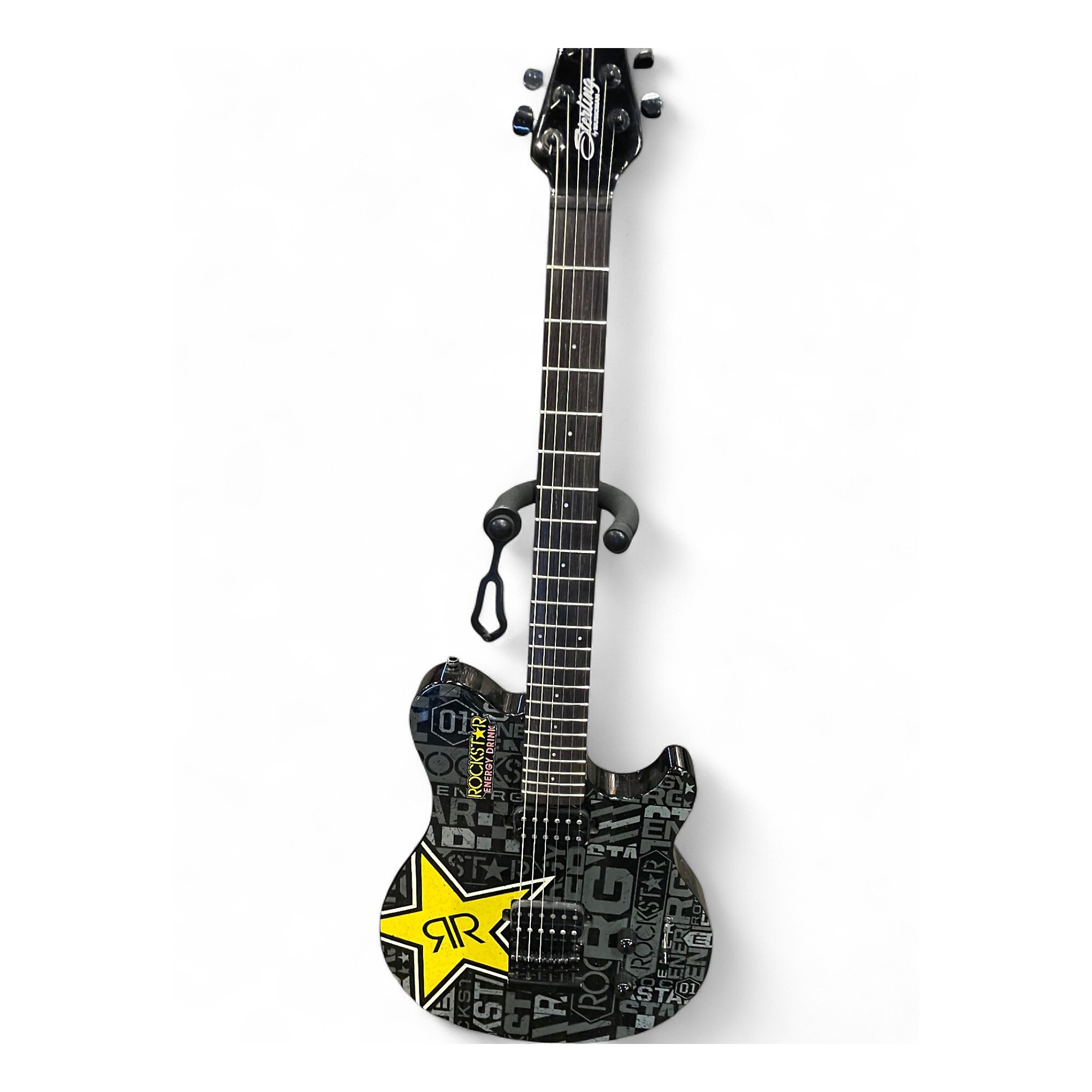 Used Sterling by Music Man AX20 Rockstar Logo Black Rockstar Logo