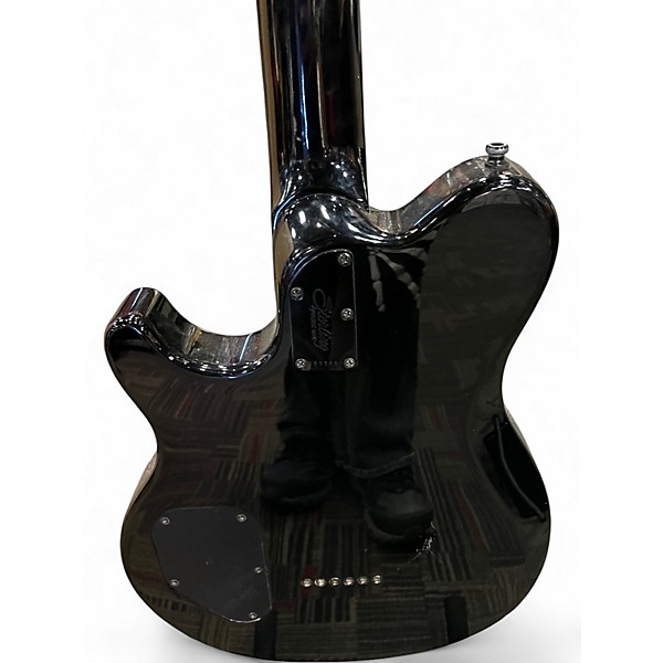 Used Sterling by Music Man AX20 Rockstar Logo Black Rockstar Logo Solid Body Electric Guitar